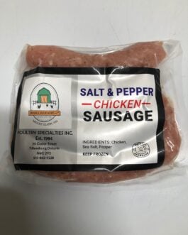 Chicken Sausage Salt and Pepper